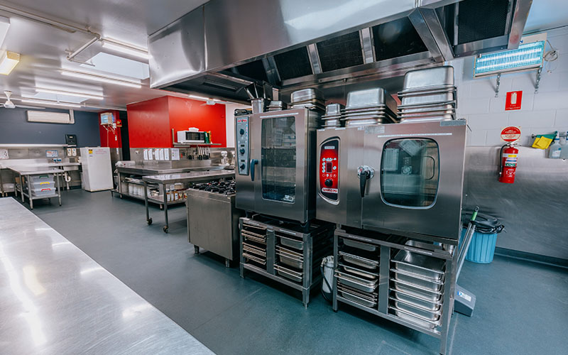 Mt Evelyn Discovery Camp industrial kitchen