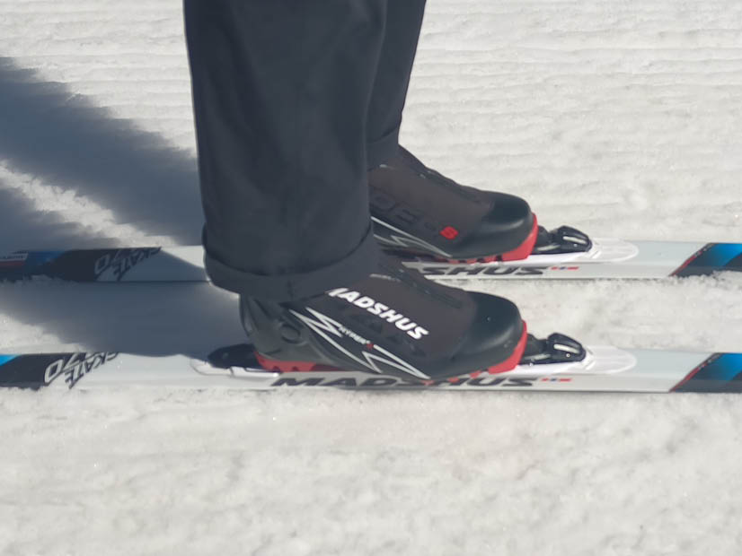 Madshu skate ski and boot rental at Falls Creek Cross Country